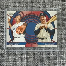 2025 Topps Baseball Dynamic Duos - Mickey Mantle / Duke Snider #DD-13