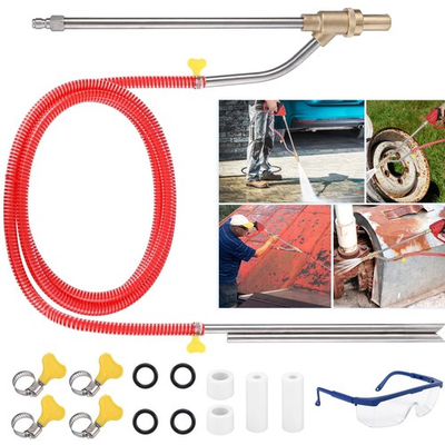 #ad 5000 PSI Sandblasting Kit for Pressure Washer Sand Blaster Attachment Power $30.98