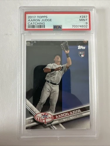 2017 Topps - Aaron Judge #287 Fielding (RC) PSA 9