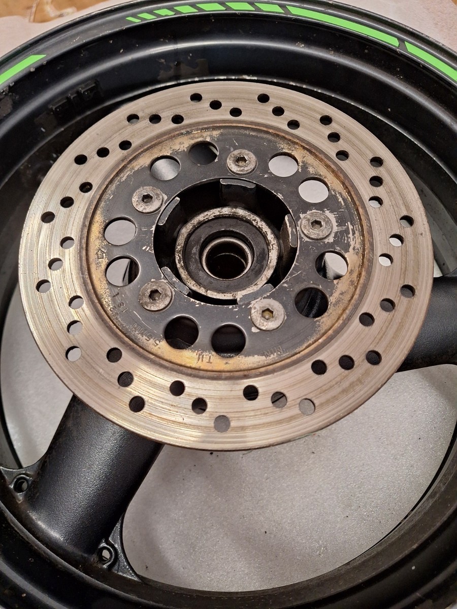 rima　0804 4. Kawasaki ZXR 750 L ZX750 Rear Wheel Rim 5.50 X 17 Inches