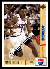 1991-92 Upper Deck Dennis Hopson #433 Sacramento Kings NBA Basketball