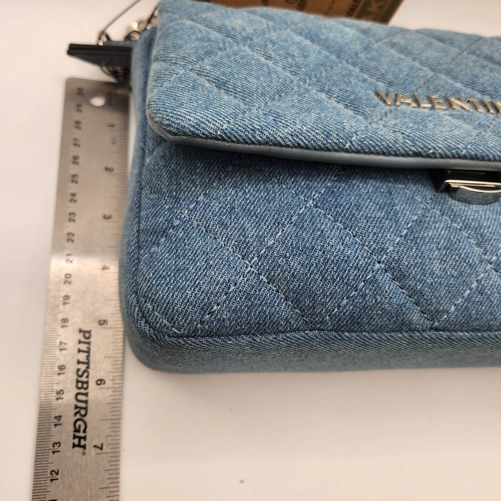 Borsa a tracolla Mario Valentino blu chiaro jeans Unica colore denim