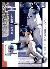 2001 Fleer Game Time #57 Ivan Rodriguez Texas Rangers