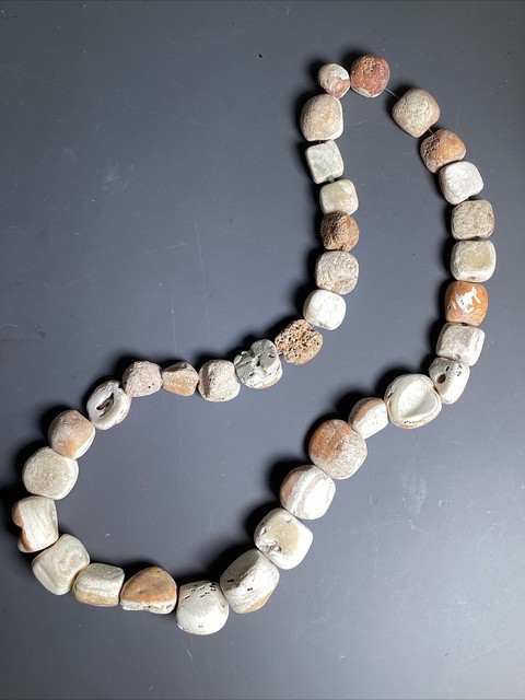 precolumbian Shell bead necklace ex. david harner collected 50s-60s precolumbian Shell bead necklace ex. david harner collected 50s-60s