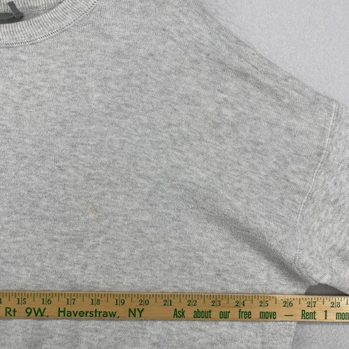 VINCE Sweater Womens M Crew Neck Pullover Jumper Cotton Gray - Picture 10 of 13