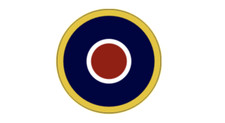 4" military raf roundel 1942 c1 bumper sticker decal usa made