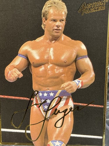 1994 Action Packed Lex Luger Wrestling Card #19 WCW WWF Lex Express HOF Horsemen - Picture 3 of 6