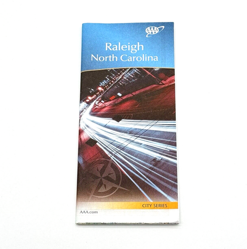 AAA Raleigh North Carolina City Series Travel Road Map 11/17-02/20