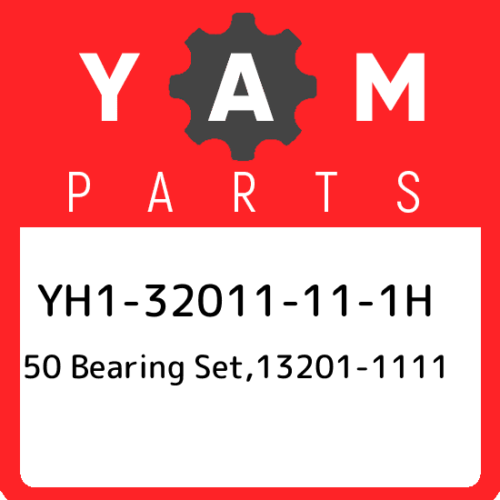 YH1-32011-11-1H Yamaha 50 bearing set,13201-1111 YH132011111H, New Genuine OEM P - Afbeelding 1 van 1