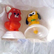 Walt DISNEY 100 Anniversary MCDONALDS Toys PLUTO PANDA Turning RED Figures 26