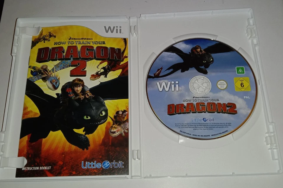 Wii How to Train Your Dragon 2: The Video Game WII IN VGC Complete FREE POST OZ - Image 4 of 4