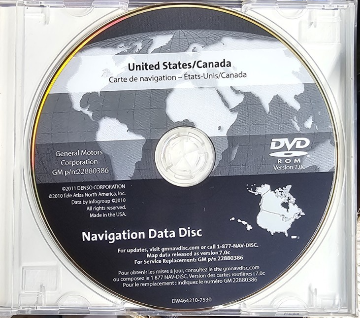 GM 23286667 North America Map Update for sale online | eBay