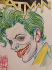Glenn Fabry The JOKER original art COLORED SKETCH AUTOGRAPH SIGNED ART BATMAN 0  — photo 2
