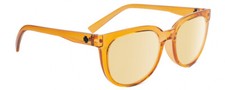 SPY Optics Bewilder Unisex Pantho Designer Sunglasses Orange Crystal/Yellow 54mm