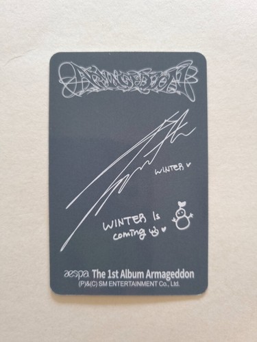 Aespa Armageddon Official Photocard Barnes & Noble Target Walmart Europe Ver. - Picture 8 of 40