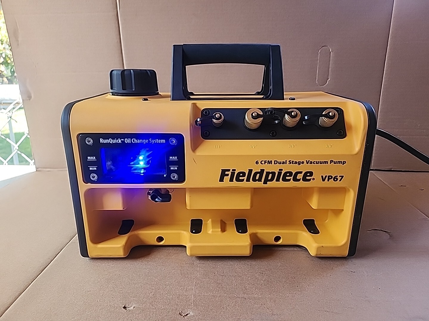 Fieldpiece VP67 6 CFM Dual Stage Vacuum Pump (Mint Condition