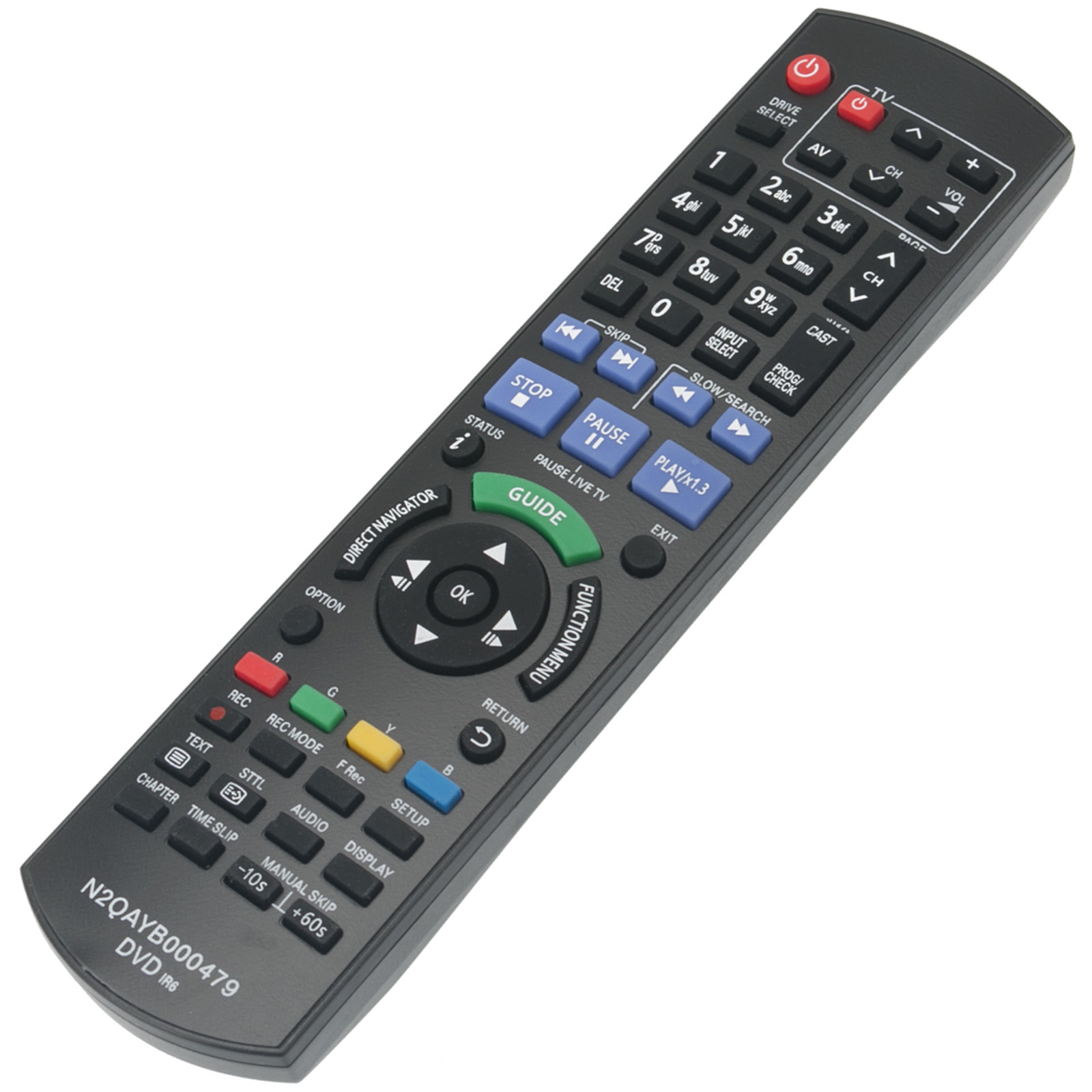 New N2QAYB000479 Remote for Panasonic DVD Recorder DMRXW385 DMRXW390