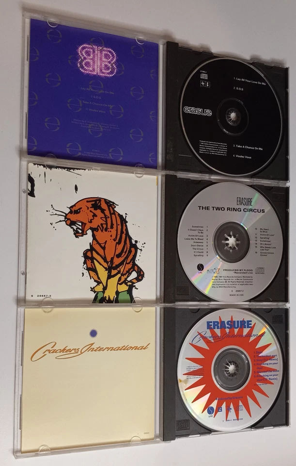 Erasure CD's: 5 Regular Albums & 5 Singles and EPs - Sire/Reprise Mute/Elektra - Image 4 of 4