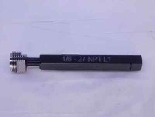 NEW 1/8 27 NPT L1 PIPE THREAD PLUG GAGE .125 .1250 N.P.T. NATIONAL TAPER 3 STEP