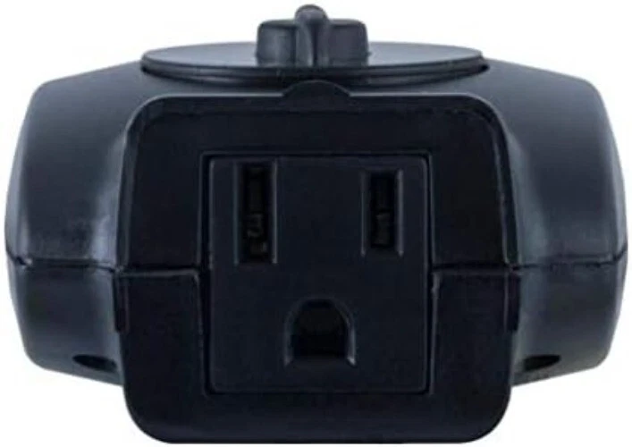 Temporizador de cuenta regresiva para exteriores 15A con sensor de anochecer a amanecer salida a tierra temporizador de 24 horas Foto 2 de 4