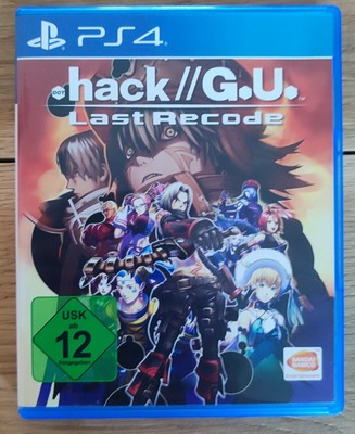 Dot .Hack / G.U. Last Recode (Sony PlayStation 4, 2017) PS4 Top Titel Gut Selten
