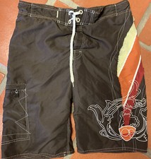 OP Ocean Pacific  Boy's Board Shorts Size 14 Multi-Color Surf Style Swimsuit