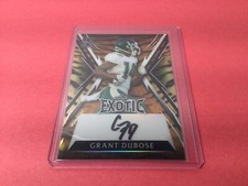 2023 Leaf Exotic Tiger Stripe BA-GD1 Grant Dubose Autograph RC #11/15 Card 