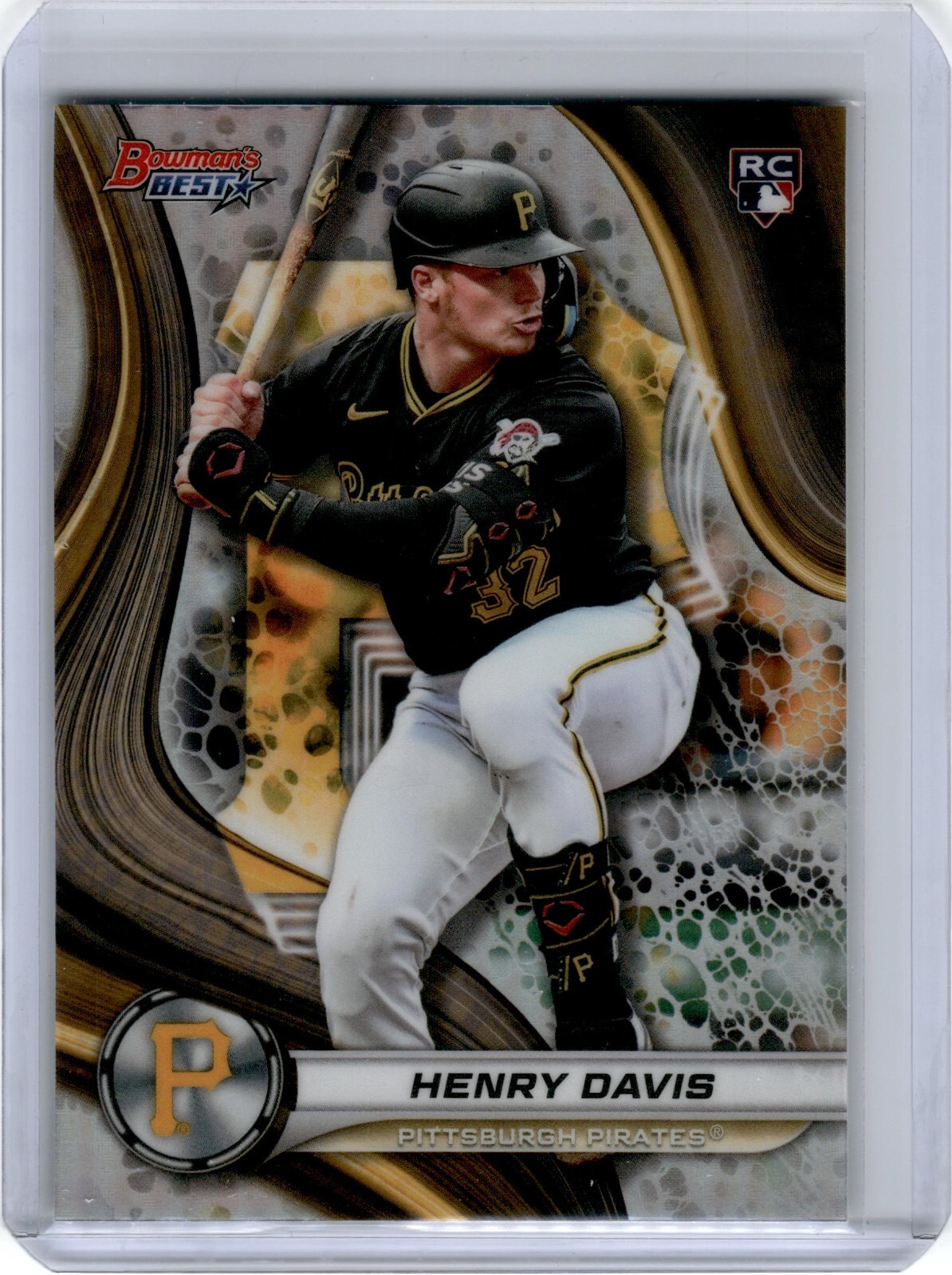 2024 Bowmans Best Henry Davis Refractor #50 Pittsburgh Pirates RC