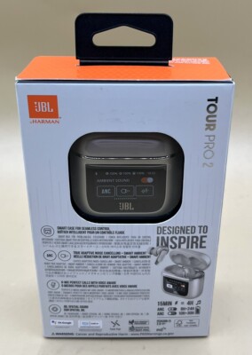 JBL TOUR PRO 2 NOISE-CANCELING TRUE WIRELESS IN-EAR EARBUDS - NEW