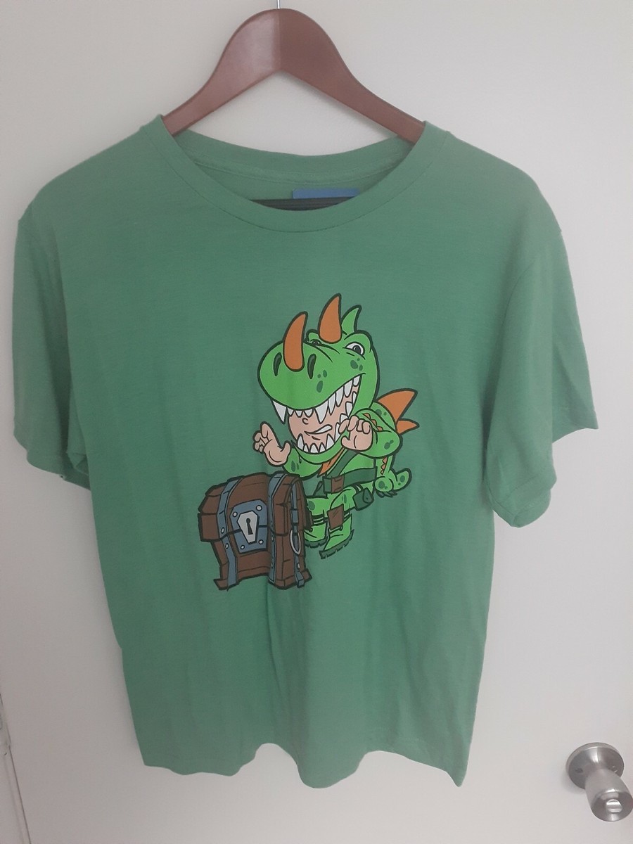 Fortnite Rex Loot T-Shirt Boys Size Youth XL Short Sleeve Graphic