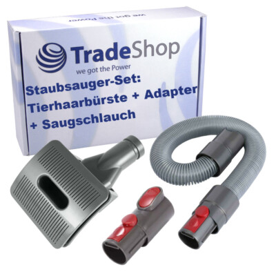 3in1 Set: Tierhaarbürste + Saugschlauch + Anschlussadapter für Dyson DC37C DC39C