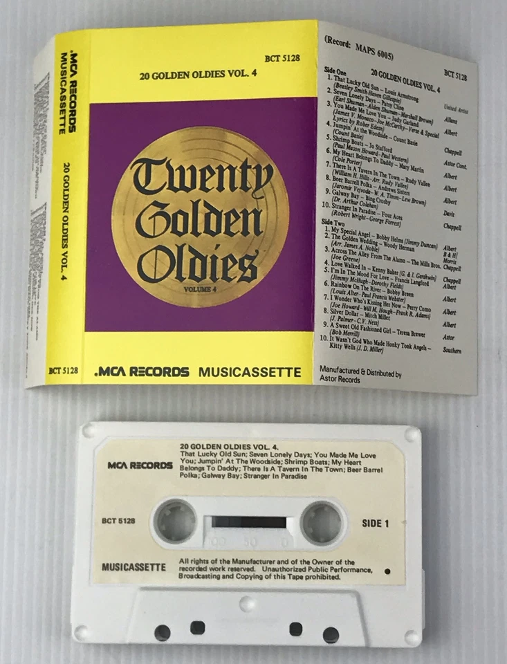 Twenty Golden Oldies vol 3 -4 Cassettes - Image 4 of 4
