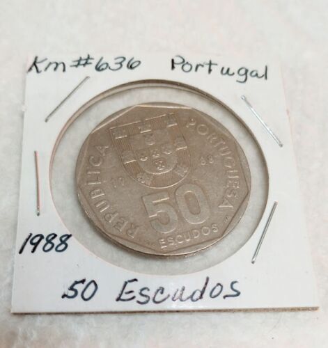 Portugal 1988 50 Escudos Coin KM 636 EBay 50-escudos-chile-numista