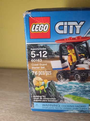 LEGO CITY 60163 Coast Guard Starter Set NUEVO SELLADO EN CAJA (Angustiado) RETIRADO - Imagen 6 de 9