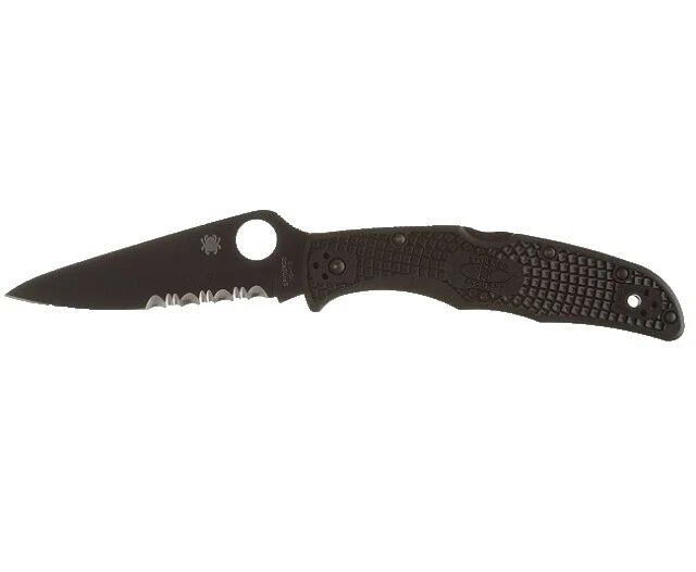 Spyderco Titanium Handle Black Collectible Knives, Swords, Blades, Armors & Accessories