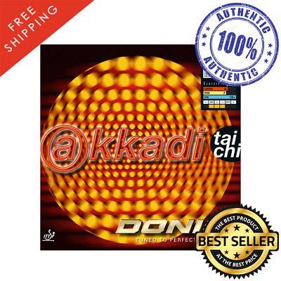 Donic Akkadi Taichi Table Tennis & Ping Pong Rubber, Choose Color and Thickness