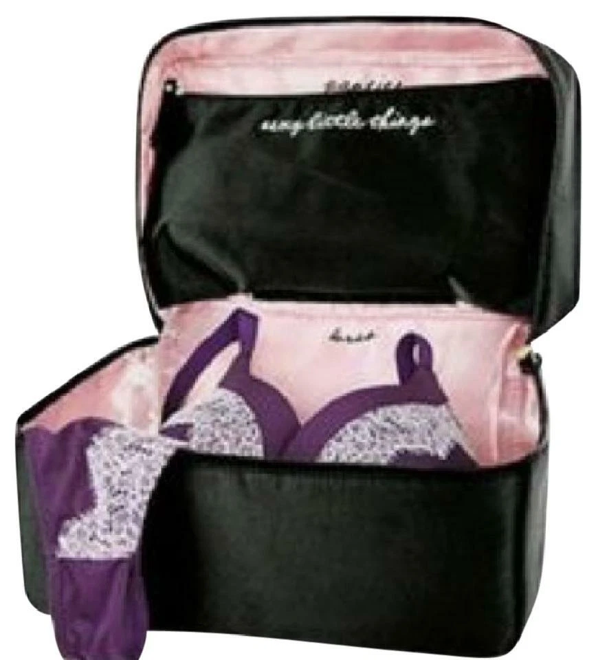 Victorias Secret Sexy Bra Panty Lingerie Travel Train Case Storage Bag NWT