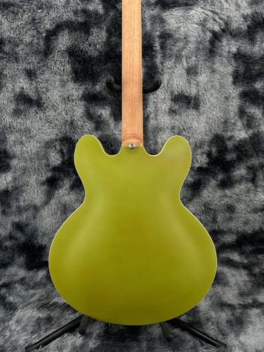 Green Line ES-335 Electric Guitar Semi Hollow HH Open Pickups Maple Neck - Picture 9 of 16
