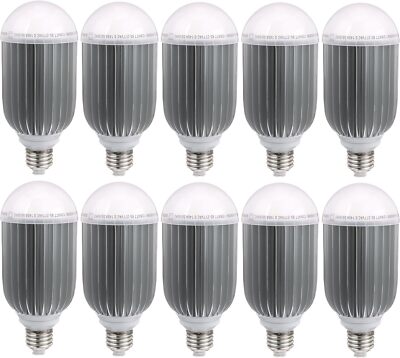 10-Pack 12W Warm White LED Hood Lamp - Energy-Efficient Lighting