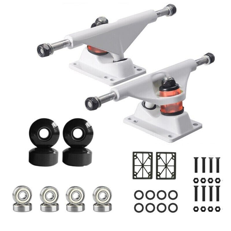 Skateboard Wheels Trucks Combo Set  Skateboarding sports kit bracket