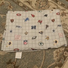 Pottery Barn Teen NFL Team Logo Twin Flat Sheet