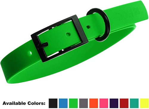 Collar de perro Dogline Biothane impermeable fuerte recubierto correas de nailon multi tamaño - Imagen 12 de 18