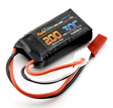 Powerhobby 2S 7.4v 200mAh 30C Lipo Battery w JST Connector