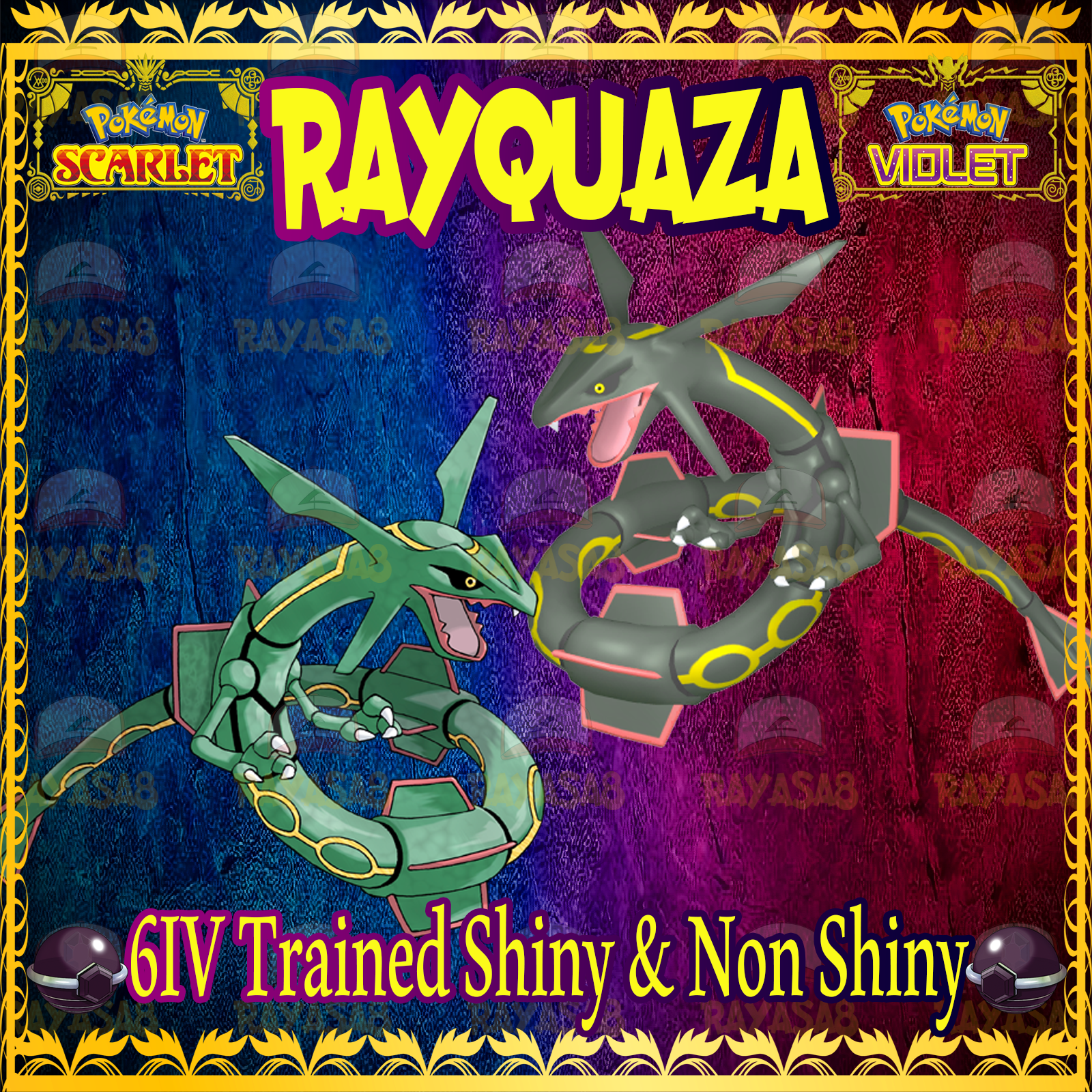 ✨ SHINY RAYQUAZA Event, Nintendo HK, Pokémon Scarlet & Violet
