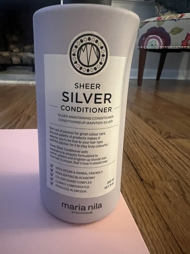 Maria Nila Sheer Silver Shampoo 11.8 oz & Conditioner 10.1 oz & 1.7 Oz Masque - Picture 3 of 4