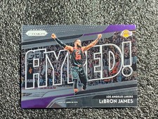 2018-19 Panini Prizm Basketball Get Hyped! #4 LeBron James Los Angeles Lakers