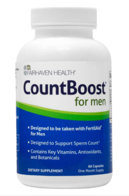 Countboost For Men - Suplemento De Fertilidad Masculina, Para Total Optim
