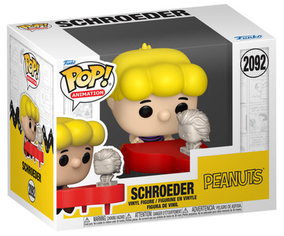 Funko Pop! Peanuts 2092 Schroeder Playing Piano Animation Vinyl Figure New