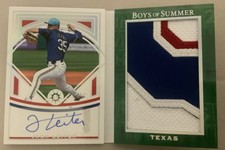 2025 Panini Boys of Summer Jack Leiter 3-Color Patch Auto Booklet 05/15