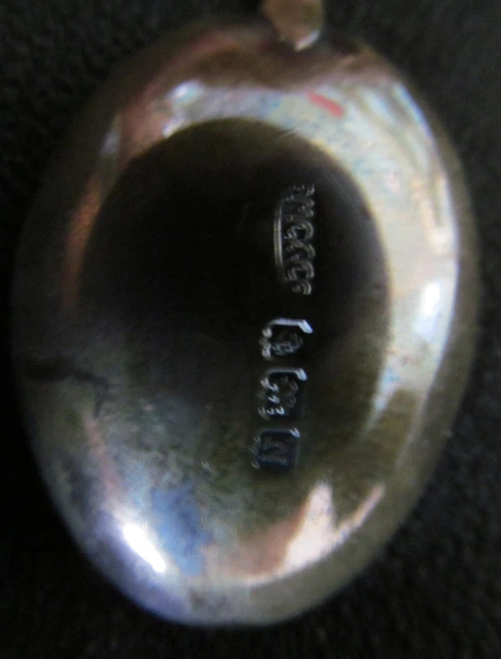 CUCHARA ESTERLINA VINTAGE CON SELLO CON IMAGEN FIGURATIVA DE HARRY VARDON 1937 Foto 4 de 4